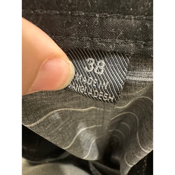 Elysian Striped Gray Grey Men's Board Shorts Swim Trunks Casual 38 - Picture 10 of 12